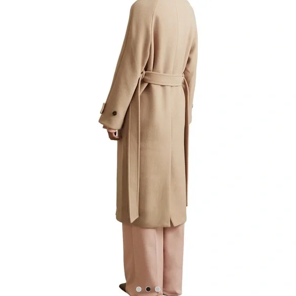 Reiss - NWT tan Wool Blend Coat - Picture 2 of 13